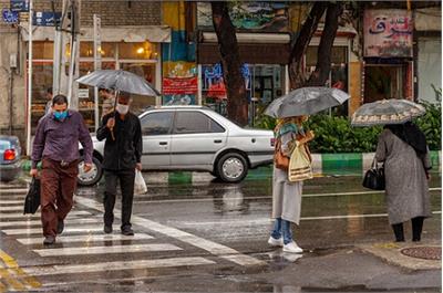 موج جدید بارش‌ها در کشور از دوشنبه